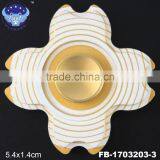 2017 Hot Wholesale Metal Wind Tri-spinner Edc Finger Toys Fidget Hand Spinner