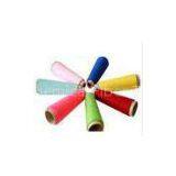 Colored 100% Ring Spun Polyester Yarn Dope Dyed Yarn 30s/1