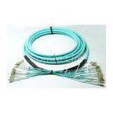 OM4 Multi Core Fiber Optic Patch Cord FTTH With Tight Buffer Cable