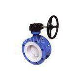 900lb 72 Inch Off-Set Flanged Butterfly Valve For Gas , FIRE PROOF thumbnail-1