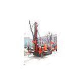 Full Hydraulic Jet Grouting Drilling Rig Double Winch , DTH Drill Machine