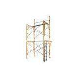 Color Painted Steel H Frame Scaffolding System , OEM Scaffold Tower