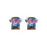 Custom Digital Printing Process Menswear Short Sleeve T-shirt thumbnail-2