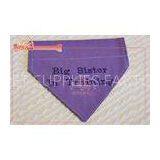 Embroidered Any Letter Training Dog Bandana In Over Collar Style With Hardware thumbnail-1