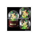 Beautiful Flower Water Ball Music Box With 18-note Music Movement thumbnail-1