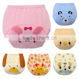 3 layers cartoon faces newborn baby training pants pure cotton baby cloth diaper nappy