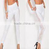 Women Lace Sexy Leggings Skinny Stretch Summer Trousers Casual Pencil Long Pants thumbnail-3