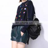 Online Shopping New Design Ladies Shirt Gradient Color Dot Printed Long Sleeve Crewneck Fleece Sweatshirt for Women thumbnail-2