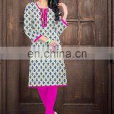 Floral Printed Printed Beautiful Girls Wear Tunic / Casual Kurits thumbnail-1