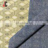 shaoxing textile knitted polyester viscose spandex high fancy knit fabric for dress