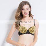 YD-008 Indian Performance Belly Dance Bra With Rivet Decoration thumbnail-1