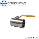 One Piece Thread End Stainless Steel Ball Valve 1/2 thumbnail-1
