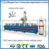 CNC Heavy Duty Grantry 4-axis Working Center for Aluminium Profile Milling Tapping
