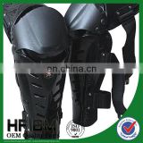 Black High impact plastic shells Motorcycle knee Protector, motorcycle knee guard