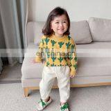 2020 Children's Clothing Autumn and Winter New Children's Sweaters Korean Casual Cactus Pullover Crew Neck Sweater thumbnail-2
