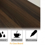 Wooden Metal Frame Computer Desk With Bookcase Furniture for Office and Home thumbnail-5