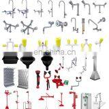 Slanting Mounted Double Way Lab Gas Valve, Gas Fittings, Gas Faucet With Pressure Gauge thumbnail-3