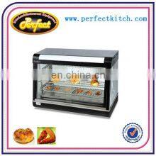 Curved Glass Warming Showcase /3 Layers Hot Food Display Showcase thumbnail-3