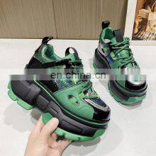 Factory Direct Sale Christmas High-top Thick-soled Luxury Fashion All-match Trend Custom Leather Shoes Breathable Sneakers thumbnail-3