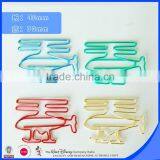 High Quality Shiny Colorful Paper Clip Helicopter Shape thumbnail-1