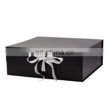 Customised Clothing Shop Retail Packaging Square Black Apparel Packing Boxes Wholesale thumbnail-2