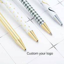 Kawaii Custom Heat Transfer Metal Click Ballpoint Pen Sweet School Office Supplies Students Gift Awards Exquisite Writing Tool thumbnail-4