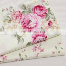 Cotton Twill Printed Fabric Garden Peony Quilt Set Pattern Cotton Bedding Sheet Fabric thumbnail-5
