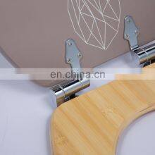 Polyresin Glitter Zinc Alloy Hinge Round Toilet Seat Polyresin Toilet Seat Toilet Glittery thumbnail-5