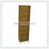 Handwoven Plastic Wicker cd Storage for Home Decoration With 7 Layers thumbnail-1