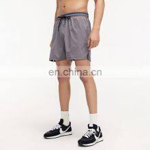 Custom Logo Quick Dry Wholesale Workout Fitness Training Gym Sports Shorts With Pocket Marathon Jogging Wear For Men thumbnail-5