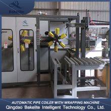 Double Disk 16/20/32/50/63mm Corrugated Pipe Drip Irrigation Pipe Auto Coilling Machine