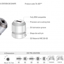 Amada CNC Punch Press Thick Turret Nct Tooling a Stn Punch Assembly Die Shape Ferramentas PARA Punzonadoras thumbnail-2