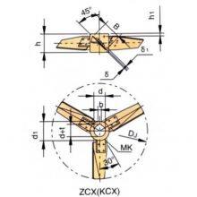 Three Leaves Evolving Oar Blender High Efficiency Axial Flow Impeller thumbnail-3