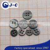 Black MOP Shell Buttons, Mother of Pearl Shell Buttons With Square Holes thumbnail-2