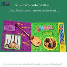 Custom - Printed English Children's Audio Picture Books About Mermaids, Talking Educational Electronic Early - Learning Music Books thumbnail-3