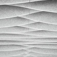 Customize Design PET Acoustic Ceiling Tile Soundproof Panel Fire Retardant NRC 0.85 thumbnail-1