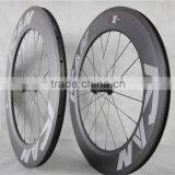 Powerway R13 Hub Carbon Road Rims 700C Bike Road Carbon Wheels UD Matt Carbon Road Bike Whels With ICAN Logos W86C thumbnail-2