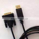 1m 2m 3m 5m DP to DVI Converter DisplayPort To DVI Cable Male To Male Golden Plated