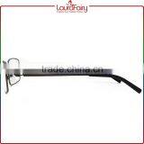 Laura Fairy Italy Designer Black Rectangle Metal Spectacle Optical Frame For Unisex thumbnail-3