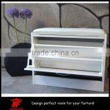 Home Furniture Corner Modern Wood Model of Porch Shoe Rack Stool thumbnail-1