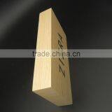 Customized Wooden Logo Block Sign for Sell thumbnail-3