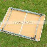 Small Yellow Lightweight Folding Camping Table thumbnail-3