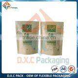 Food Safe Custom Kraft Paper Foil Bag Free-standing thumbnail-1