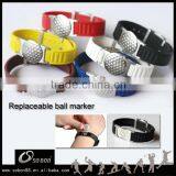 New Design Silicone Wristband Custom Logo Magnetic Bracelet With Changeable Ball Marker thumbnail-2