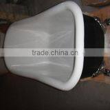 Small Freestanding Roll Top Bath Tub Cast Iron in 1380mm thumbnail-6