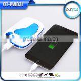 Fashion Design Universal Portable Power Bank 6600mAh With Footprint