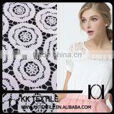 White Circle Pattern 100%Polyester Material Type Chemical Lace thumbnail-1