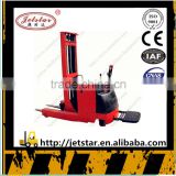 Made in china 2.5m mini double mast electric stacker