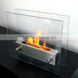 Ethanol Fireplace glass panel with BS3193 & EN12150 certificate