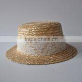 Top Quality Plain Color Paper Straw Hat thumbnail-1